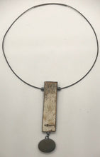 Load image into Gallery viewer, Birch Bark and Rock Necklace