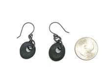 Load image into Gallery viewer, Rock Earrings with Silver Ring.