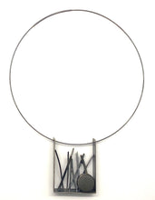 Load image into Gallery viewer, Tall grass and rock pendant