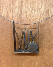 Load image into Gallery viewer, Tall grass and rock pendant