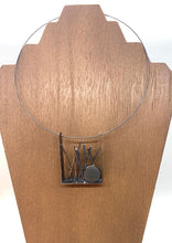 Load image into Gallery viewer, Tall grass and rock pendant