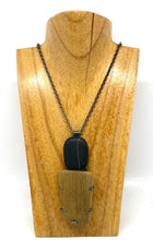 Load image into Gallery viewer, Rock and driftwood necklace