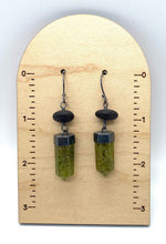 Load image into Gallery viewer, Rock and Lichen Hexagon Earrings