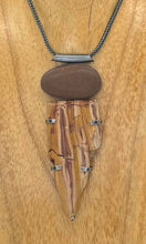Load image into Gallery viewer, Rock and Caldera Flame necklace