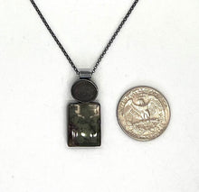 Load image into Gallery viewer, Rock and Moss Agate Bezel Set Necklace