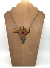 Load image into Gallery viewer, Rock and wood necklace
