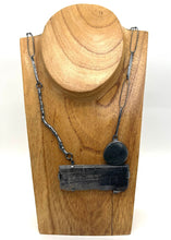 Load image into Gallery viewer, Rock and Petrified Wood Twig necklace
