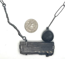Load image into Gallery viewer, Rock and Petrified Wood Twig necklace