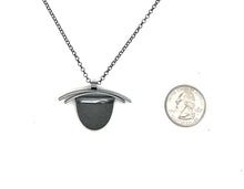 Load image into Gallery viewer, Curved Stick and Stone Necklace