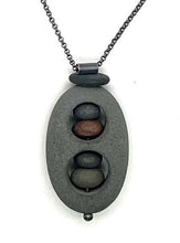 Load image into Gallery viewer, Double Hole Rock in Rock Necklace