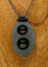 Load image into Gallery viewer, Double Hole Rock in Rock Necklace