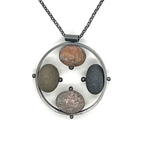 Load image into Gallery viewer, 4 Rock Circle Necklace