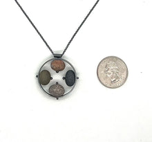 Load image into Gallery viewer, 4 Rock Circle Necklace