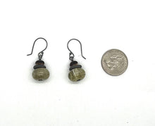 Load image into Gallery viewer, Stacked Rock and Lichen Earrings