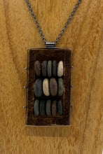 Load image into Gallery viewer, Wood Abacus Frame Necklace