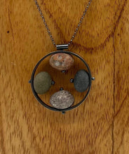 Load image into Gallery viewer, 4 Rock Circle Necklace
