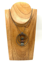 Load image into Gallery viewer, Triple Circle Rock Necklace
