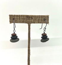Load image into Gallery viewer, Stacked Rock Earrings