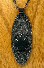 Load image into Gallery viewer, Silver Dust Prong Set Rock Necklace