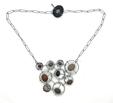 Load image into Gallery viewer, Circle Cluster Rock Necklace