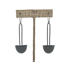 Load image into Gallery viewer, Long Cut Rock Earrings