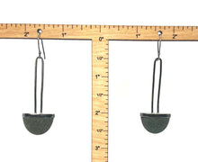 Load image into Gallery viewer, Long Cut Rock Earrings