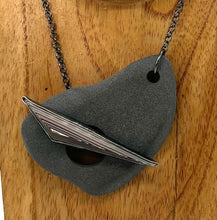 Load image into Gallery viewer, Toggle Rock and Fordite Necklace