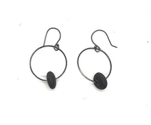 Load image into Gallery viewer, Hoop Rock Earrings