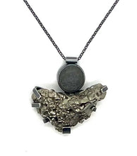 Load image into Gallery viewer, Rock and Pyrite Necklace