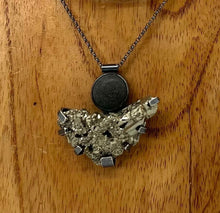 Load image into Gallery viewer, Rock and Pyrite Necklace