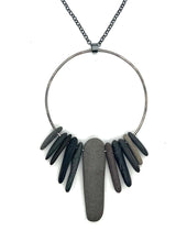 Load image into Gallery viewer, Stick Rocks Circle Necklace