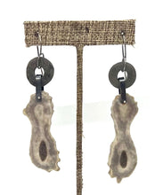 Load image into Gallery viewer, Rock and Antler Earrings