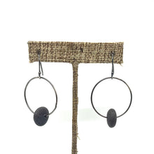 Load image into Gallery viewer, Hoop Rock Earrings