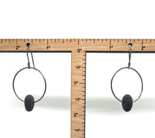 Load image into Gallery viewer, Hoop Rock Earrings