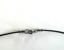 Load image into Gallery viewer, Burned & Carved Wood and Rock Circle Necklace