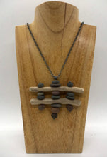 Load image into Gallery viewer, Driftwood and Rock Sculpture Necklace