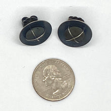 Load image into Gallery viewer, Domed Rock Post Earrings