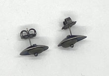 Load image into Gallery viewer, Rock domed Oval Post Earrings
