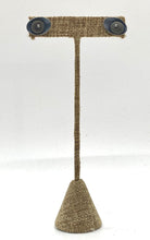 Load image into Gallery viewer, Rock domed Oval Post Earrings