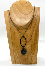 Load image into Gallery viewer, Leaf with Rock Necklace