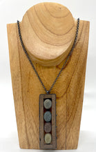 Load image into Gallery viewer, Rocks and Wood Frame Necklace