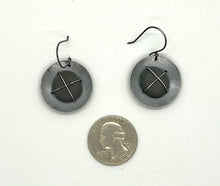 Load image into Gallery viewer, Domed Rock X Earrings