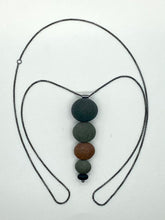 Load image into Gallery viewer, Big inverted Stacked Rock Necklace