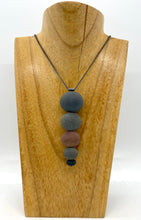 Load image into Gallery viewer, Big inverted Stacked Rock Necklace