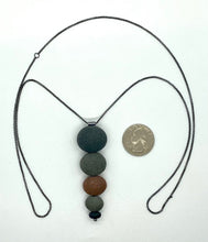 Load image into Gallery viewer, Big inverted Stacked Rock Necklace
