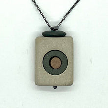 Load image into Gallery viewer, Square Rock in Rock Necklace