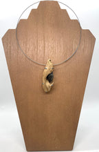 Load image into Gallery viewer, Driftwood Knot and Rock Pendant