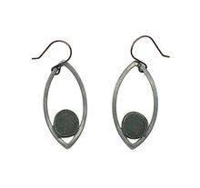 Load image into Gallery viewer, Rock in Leaf Earrings