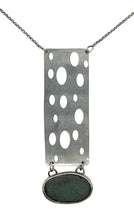 Load image into Gallery viewer, Rectangle and Rock Necklace