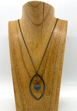 Load image into Gallery viewer, Rock in Leaf Necklace